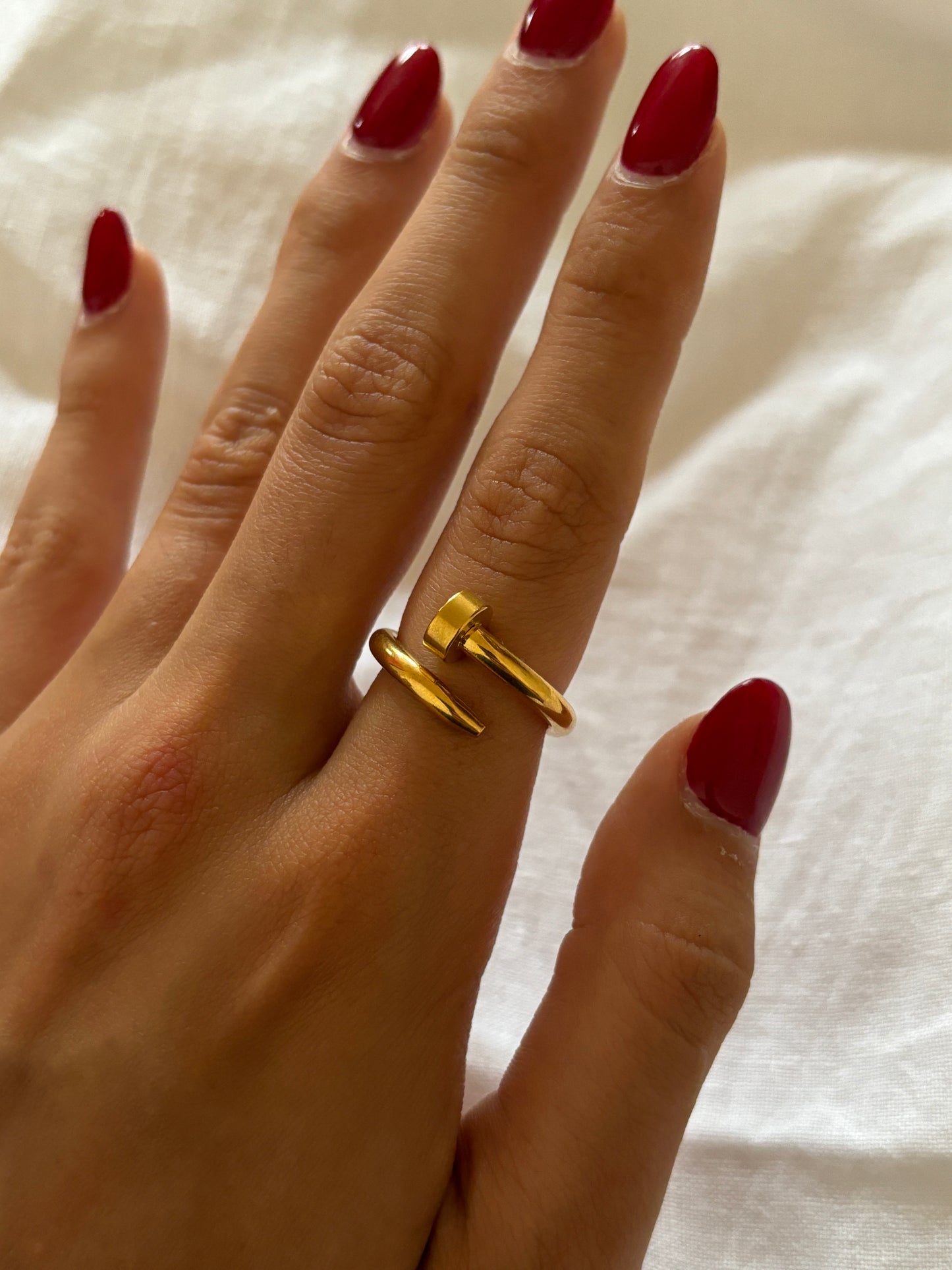 Anillo clavo liso