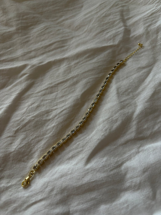 Pulsera con zirconias blancas