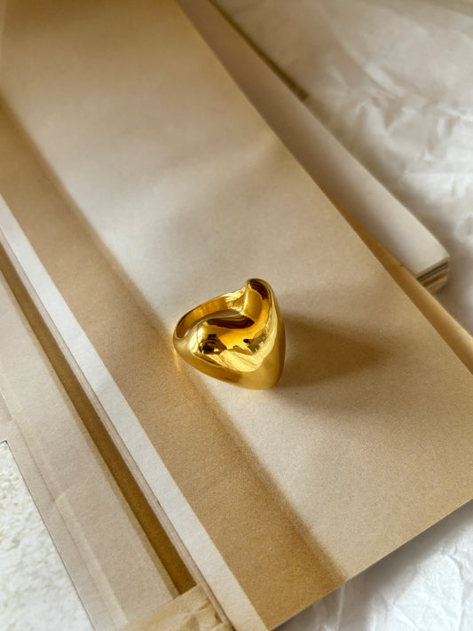 Anillo Chunky Heart