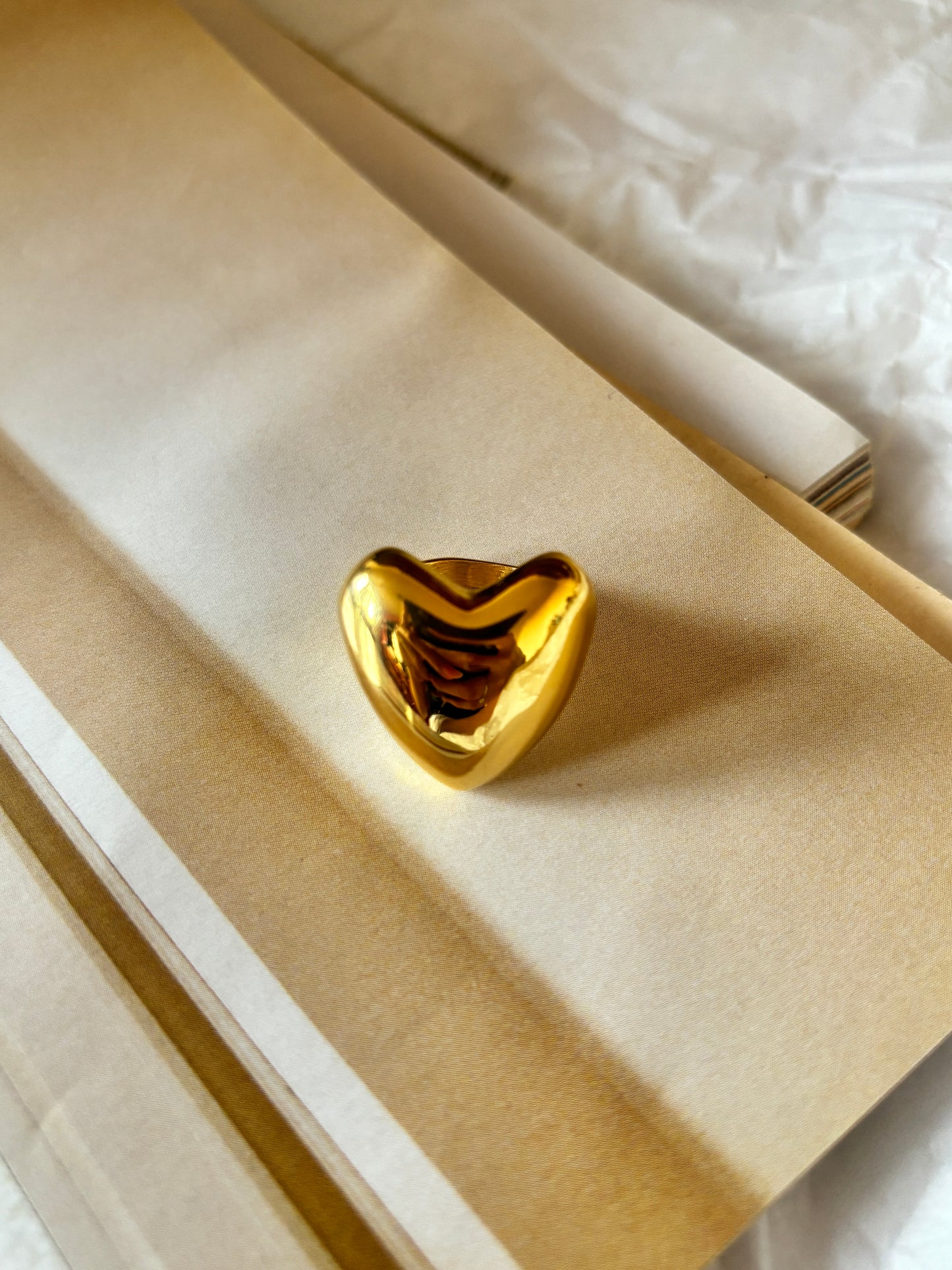 Anillo Chunky Heart